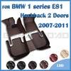 Car Floor Mats For BMW 1 Series E81 116i 116d 118i 118d 120i 120d 123d 130i 135i Hatchback 2007 2008 2009 2010 2011 Accessories