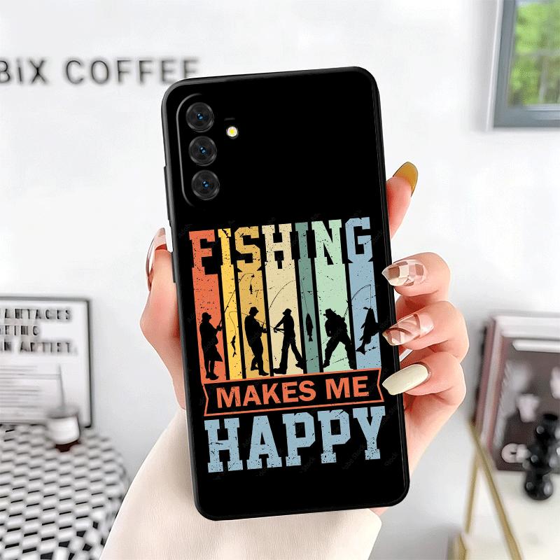 Hunting Fishing Man Soft Phone Case for Samsung A17 A37 A57 A16 A26 A36 A56 A15 A25 A35 A55 A14 A24 A34 A54 A13 A23 A33 A53 A52
