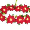 1 шт. 10/20 огней, рождественские цветы, украшения, гирлянды, гирлянды-искусственные украшения, декор для вечеринки в помещении/на открытом воздухе с красными ягодами, листьями падуба
