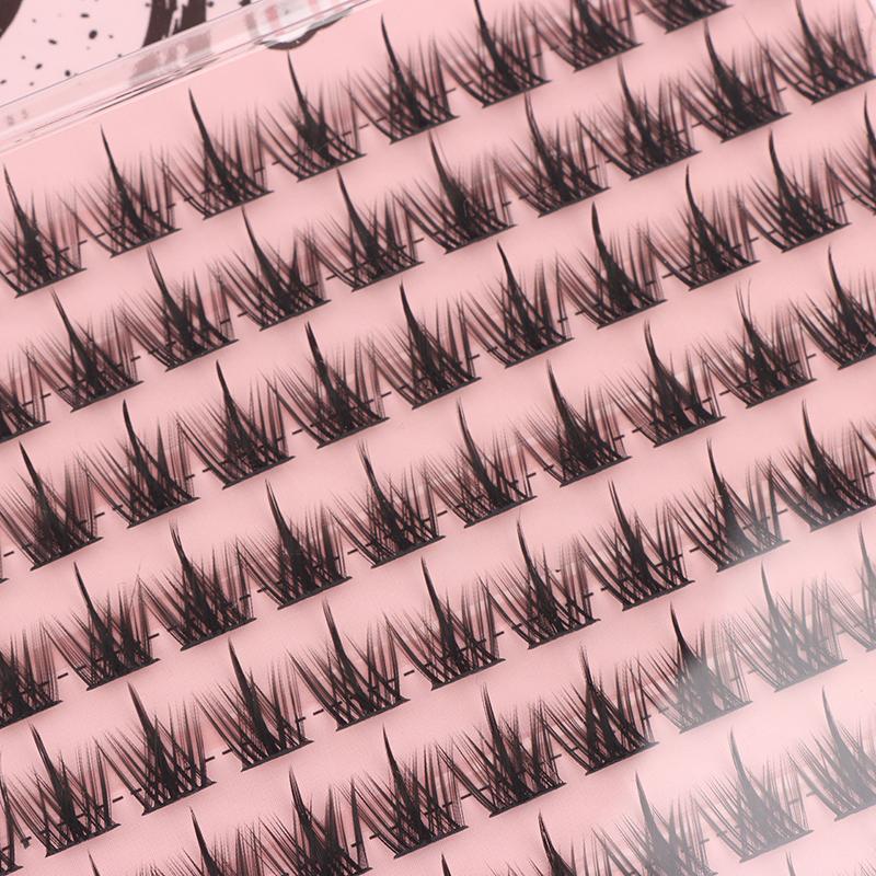 5/10 рядов отдельных ресниц сегментированные ресницы своими руками натуральные ресницы Manga накладные ресницы мягкие накладные ресницы корейский макияж