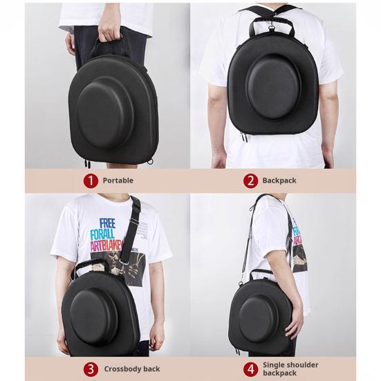 Cowboy Hat Storage Bag Hat Travel Case with Handle Zipper Closure Waterproof