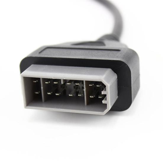 Автомобильный диагностический кабель 14-контактный разъем OBDII 16-контактный женский диагностический кабель для Nissan