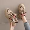 Spring Women Breathable Shoes  Fashion High Quality Platform Shoes Casual Sneakers Versatile Women Sneakers