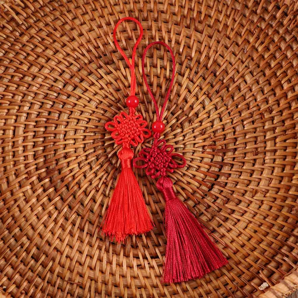 Ornaments Chinese Knot Silk Tassel Pendant DIY Craft Curtain Charms Tassel Chinese Knot Pendant