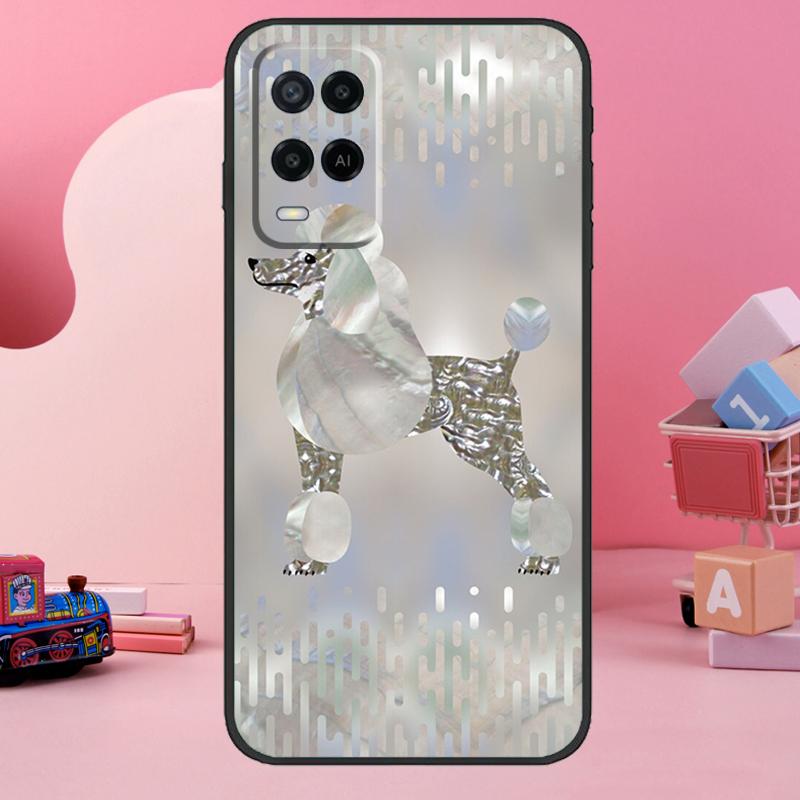 Poodle Dog Cartoon Case For Oppo A98 A78 A18 A38 A58 A60 A80 A40 A77 A57 A17 A74 A54 A94 A96 A76 A16 A15 A5 Pro