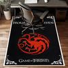 House Targaryen Dragon Polyester Carpet, Soft Indoor Mat for Office Chair, Living Room, Computer Desk - Decorative Home Office Rug Design