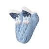 Fashion Plush Floor Socks Women Anti Slip Flower Thick Thermal Socks Autumn WinterAnkle-high Hosiery Slippers Socks Indoor