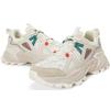 Kappa Fabric Synthetic Leather Pigskin Retro Thick Sole Non-Slip Wear-Resistant Wrap Low-Top Dad Shoes Unisex sneaker Beige K0CY5MC07D-133
