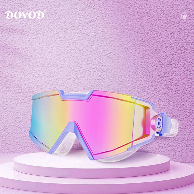 Professional racing goggles with high cost-performance ratio, interchangeable nose bridge, silicone anti-fog, essential for training and competition