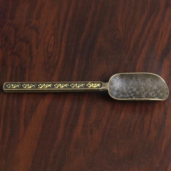 Useful Food Grade Rust-proof Sturdy Portable Chinese Kung Fu Tea Scoop Kitchen Supplies Tea Scoop