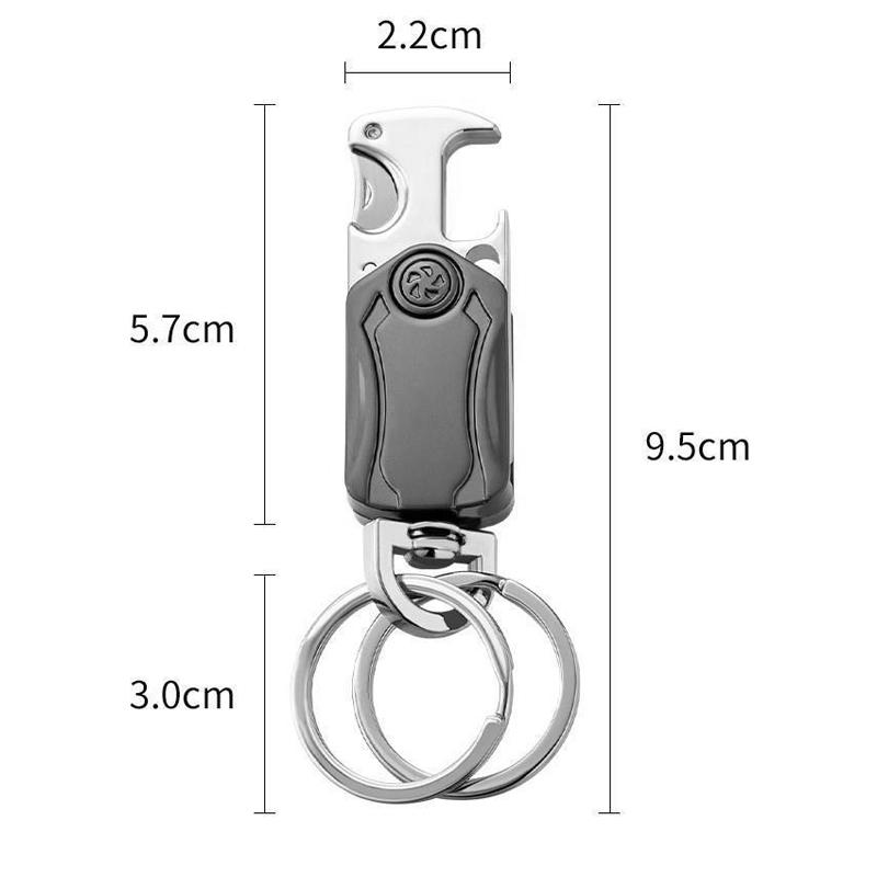 snprg4 Car Bottle Opener Keychain Corkscrew Multipurpose Keyring For Porsche Cayenne Panamera Macan 911 Taycan Boxster Cayman 918 Pajun