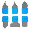 MAANT MY-118 6-in-1 Phone Screen Removal Tool Kit Curved Display Disassembly Set Multi-Angle Blades