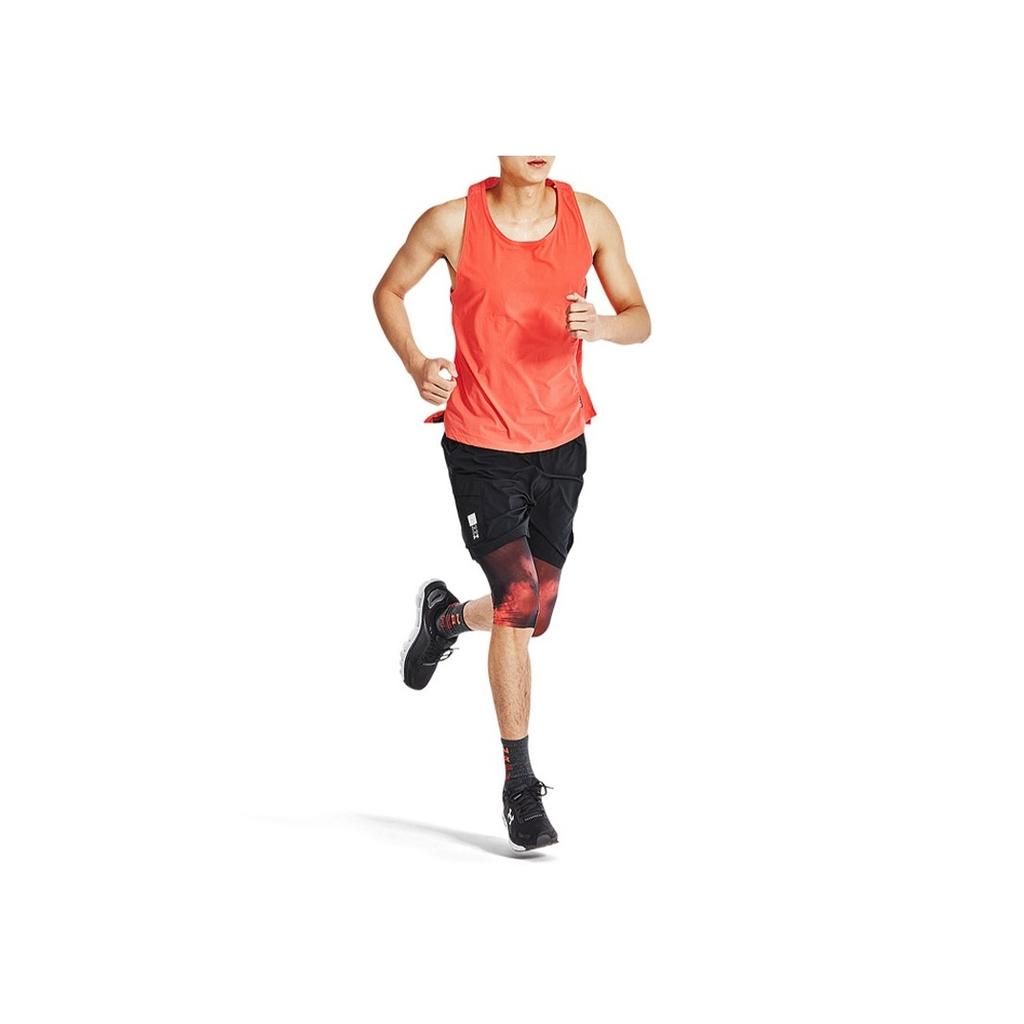 Under Armour Casual Breathable Back Letter Print Sports Training Breathable Round Neck Vest Men Vest Red 1362713-690