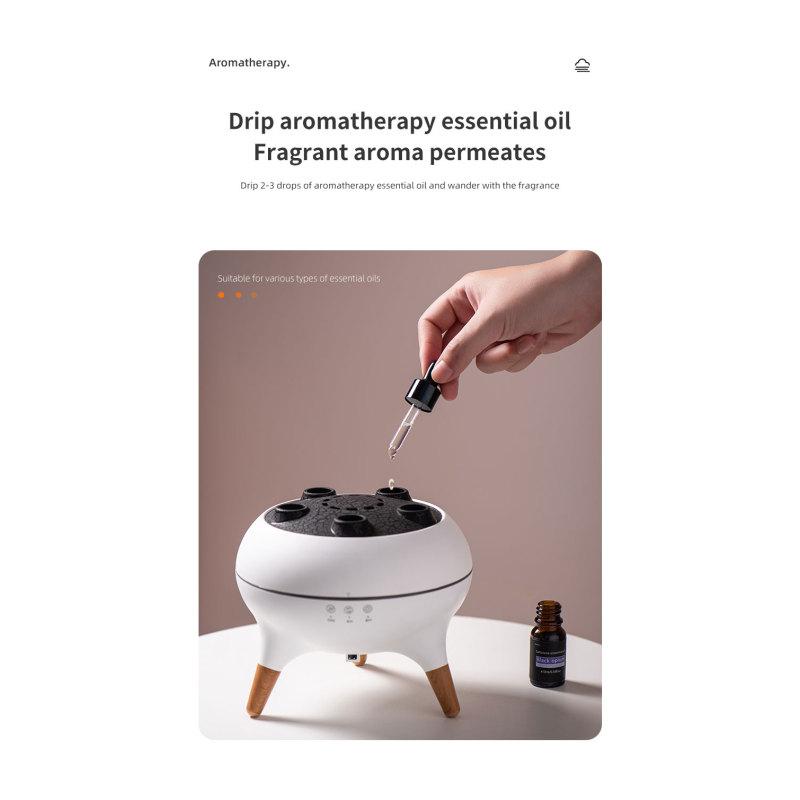 Цветной градиентный ночной свет, двухскоростной кинетический увлажнитель воздуха в форме медузы, большой резервуар для воды, аромадиффузор