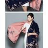 Elegant Versatile Chinese Style Printed Double Sided Faux Cashmere Scarf For Women Winter Warm