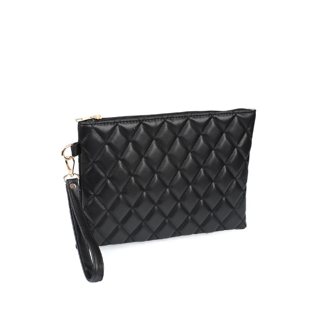 Черная стеганая женская сумка Paris Paris