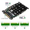 Адаптер M.2 SSD к U.2 2 в 1 M.2 NVMe и SATA-Bus NGFF SSD к адаптеру PCI-e U.2 SFF-8639 Конвертер PCIe M2 для настольных компьютеров