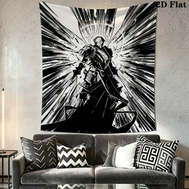 ULTRAKILL Wall Tapestry Aesthetic Wall Hanging Printed Fabric Blanket Decorative Tapestries for Bedroom Living Room Home Decor