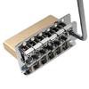 Musiclily Pro 10.5mm Vintage 6 Point Tremolo Unit Bridge 36mm Solid Brass Block для электрогитары Squier Strat, хром
