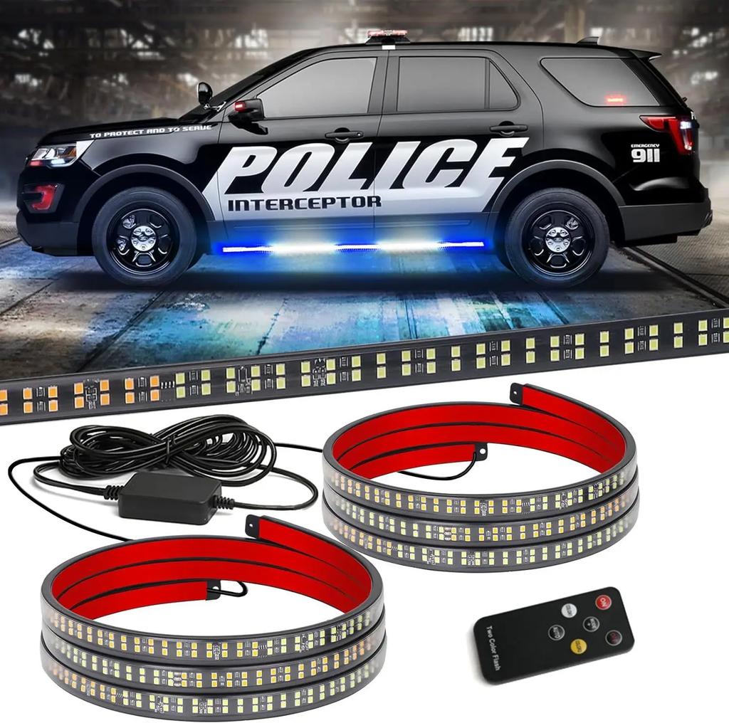 Украсьте свой пикап светодиодной лентой с декоративными мигающими огнями аварийной сигнализации 12-24 В