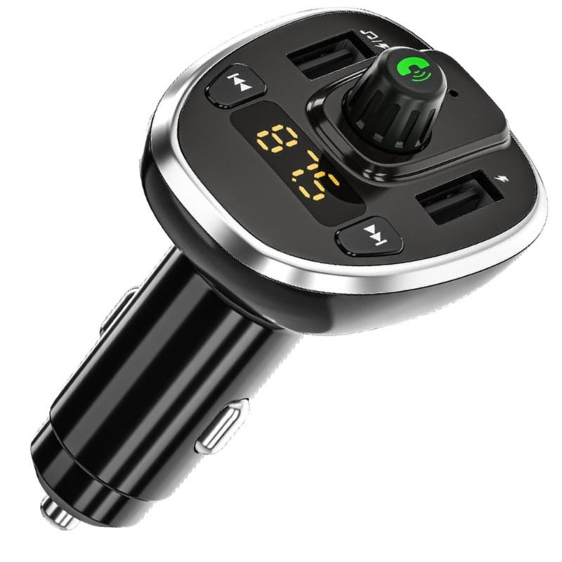 Bluetooth-compatible FM Transmitters for Car,Double USB Charging Car Adapters MP3 Music Player FM Car Kit Handsfree Call