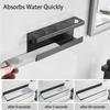 Space Saving 4-Slot Toothbrush Holder Wall Mounted Storage Rack Bathroom Organizer  for Bathroom