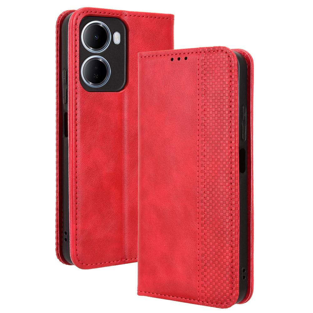 Flip Cover For Xiaomi Redmi 15A / Redmi R70 / R70M Leather Case [Flip Vintage Leather] Shockproof Durable Retro Phone Case
