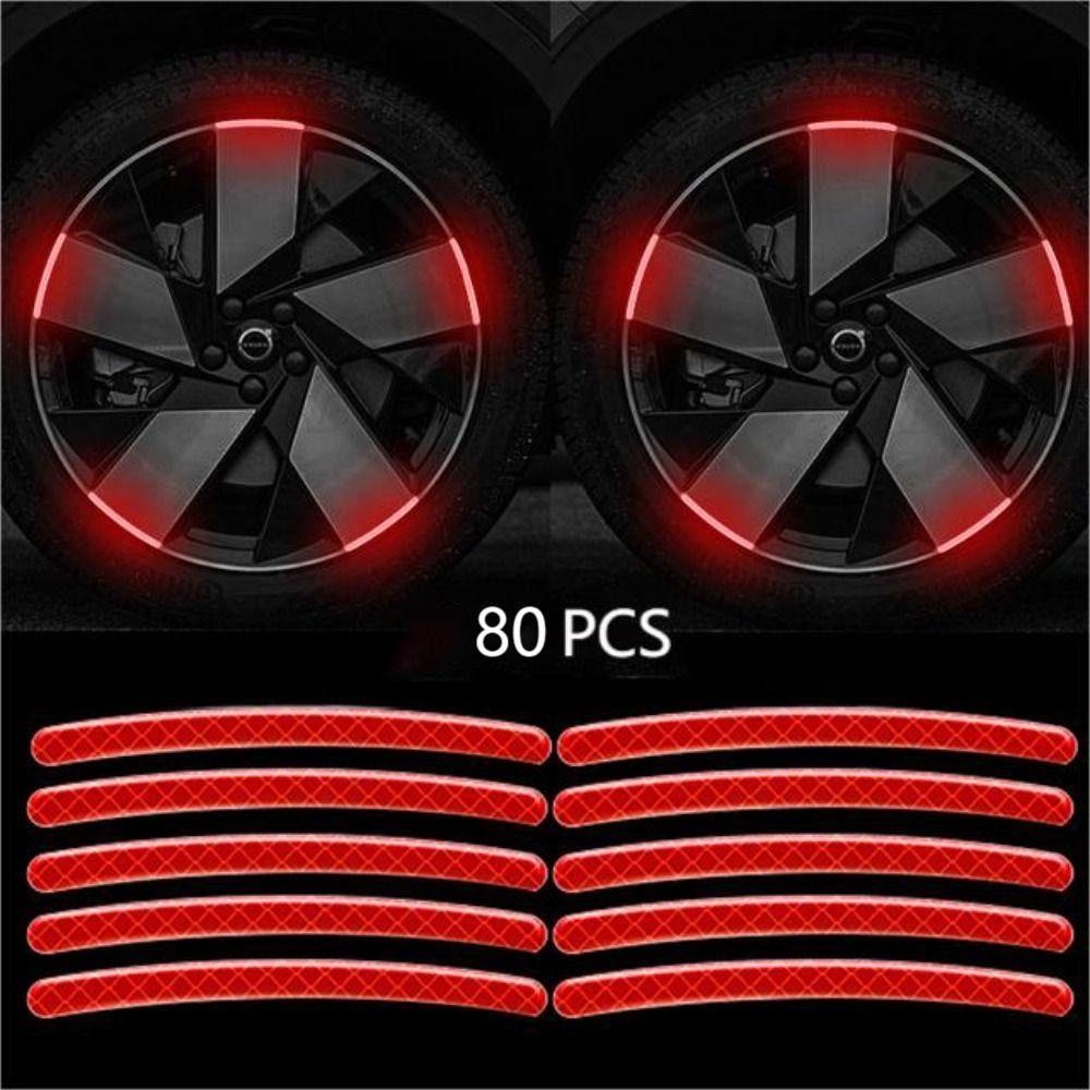 accessories Originality Motorcycle Tyre Warning Stickers Decorative Strips Hub Reflective Sticker