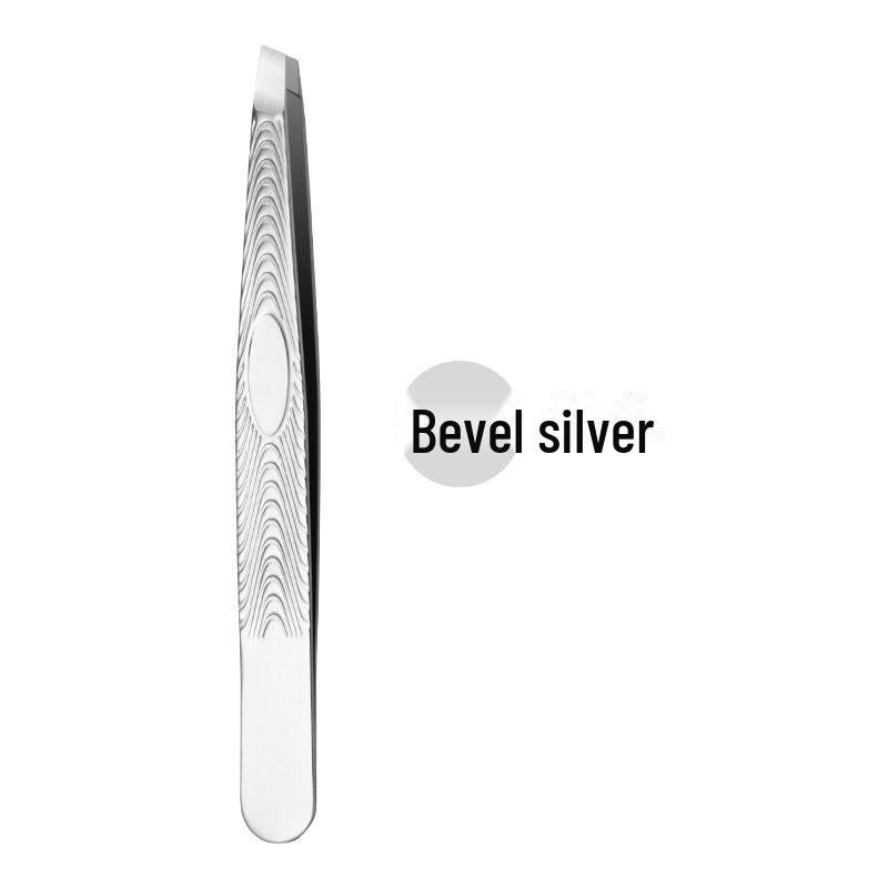 Пинцет для бровей из нержавеющей стали толщиной 1,2 мм со скошенной кромкой для точного удаления волос