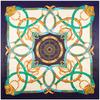 90cm European Imitation Silk Square Headscarf Belt Print Scarf Women's Shawl Bandana Female Head Hijabs