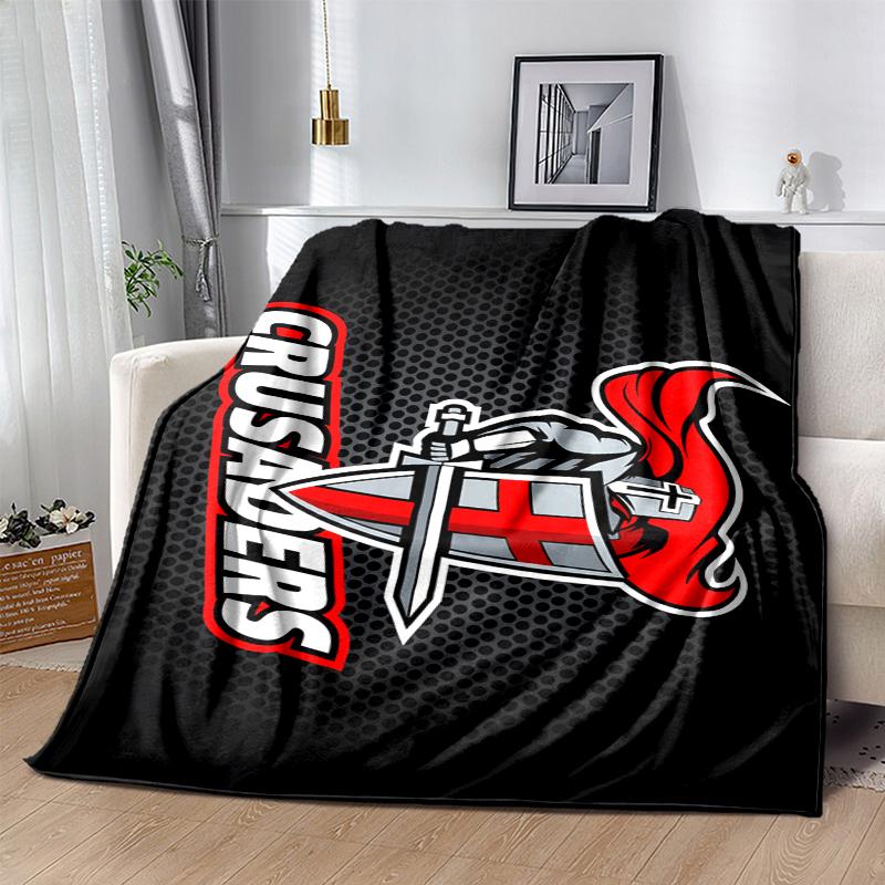 Crusader Flannel Blanket Soft All-Season Throw, Design for Camping, Car Travel, Hiking Sofa, Bed, Office Perfect Gift for Parties