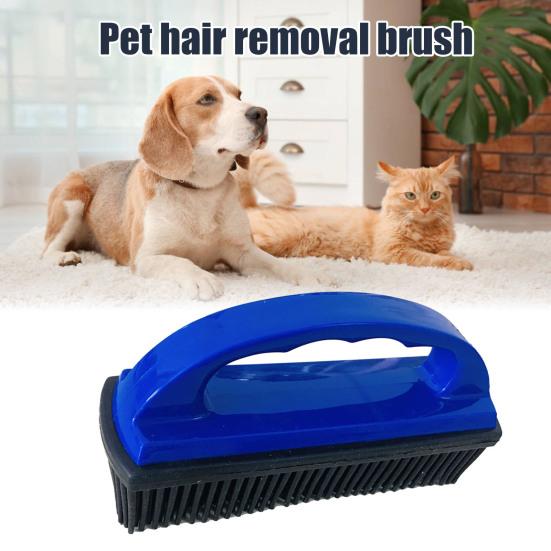 Щетка для удаления шерсти домашних животных, кошачья, собачья, для груминга, силиконовая щетка для чистки ворса и мусора для домашней мебели, одежды