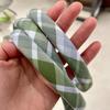 Весенне-летняя милая клетчатая повязка на голову для женщин и девочек на каждый день
