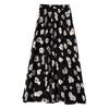 Printed Chiffon Skirt Women's Summer High Waist Slim Floral Skirt