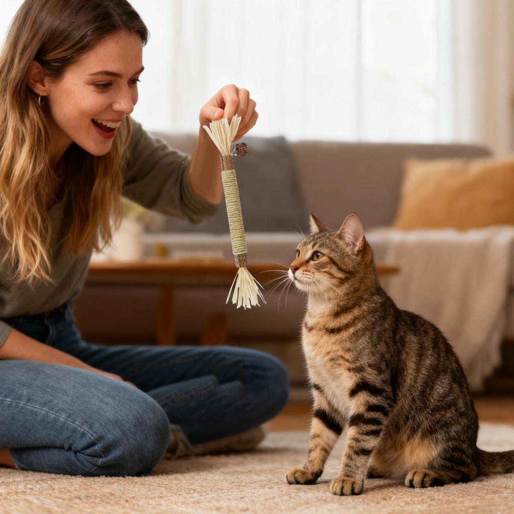 Палочки мататаби 5 штук Натуральные Жевательные Устойчивые к укусам Товары для питомцев Натуральные Палочки мататаби Игрушки для жевания кошек Товары для питомцев