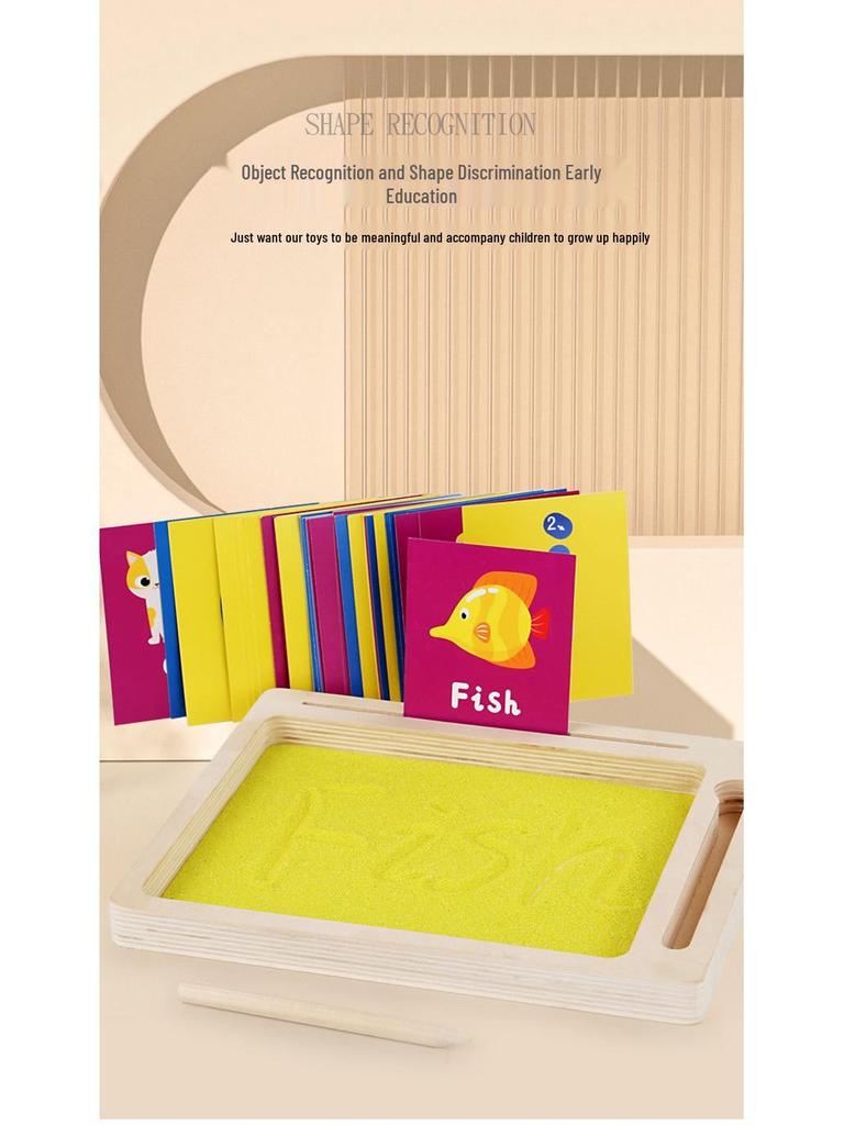 Montessori Sand Table for Kids: Numbers & Letters Writing Practice, Drawing, and Parent-Child Learning Tool