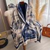 Luxury Winter Scarf Women Cashmere Warm Pashmina Brand Foulard Female Shawls Wraps Thick Soft Bufanda Poncho Scarves Stole