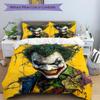 3pcs Joker Clown Bedding Set, Soft Polyester Duvet Cover and Pillowcases Machine Washable Seasons all suitable & Guest Room Decor230