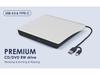 Внешний DVD-привод и записывающее устройство USB 3.0 Type-C для компьютеров и ноутбуков