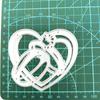 Любовь и кольцо, дизайн, стиль, трафарет для резки металла для DIY, скрапбукинг, альбом, фототиснение, бумажная карта, ремесленный декор