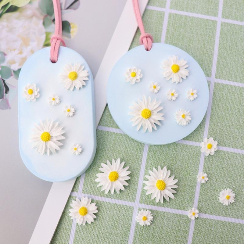 Форма для эпоксидной смолы, форма для брелока, силиконовая форма "Ромашка" для эпоксидной смолы, для подвески, брелока, ожерелья, серег, изготовления украшений