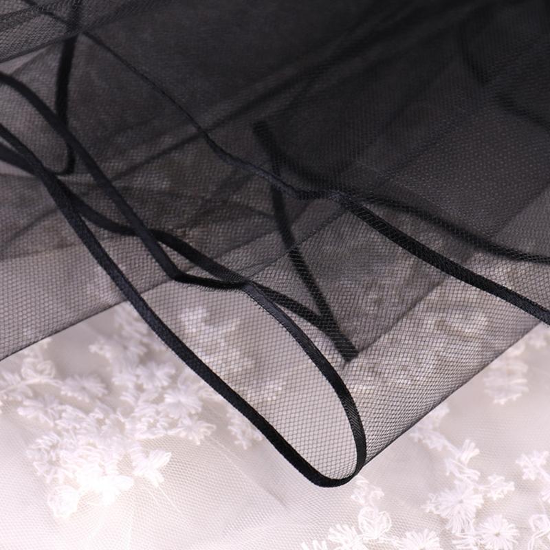 Сетка Вуаль Головной убор Черная Тюлевая Вуаль Головной убор для Хэллоуин Вечеринки Карнавала Винтажный Косплей Головной убор Праздничные Принадлежности