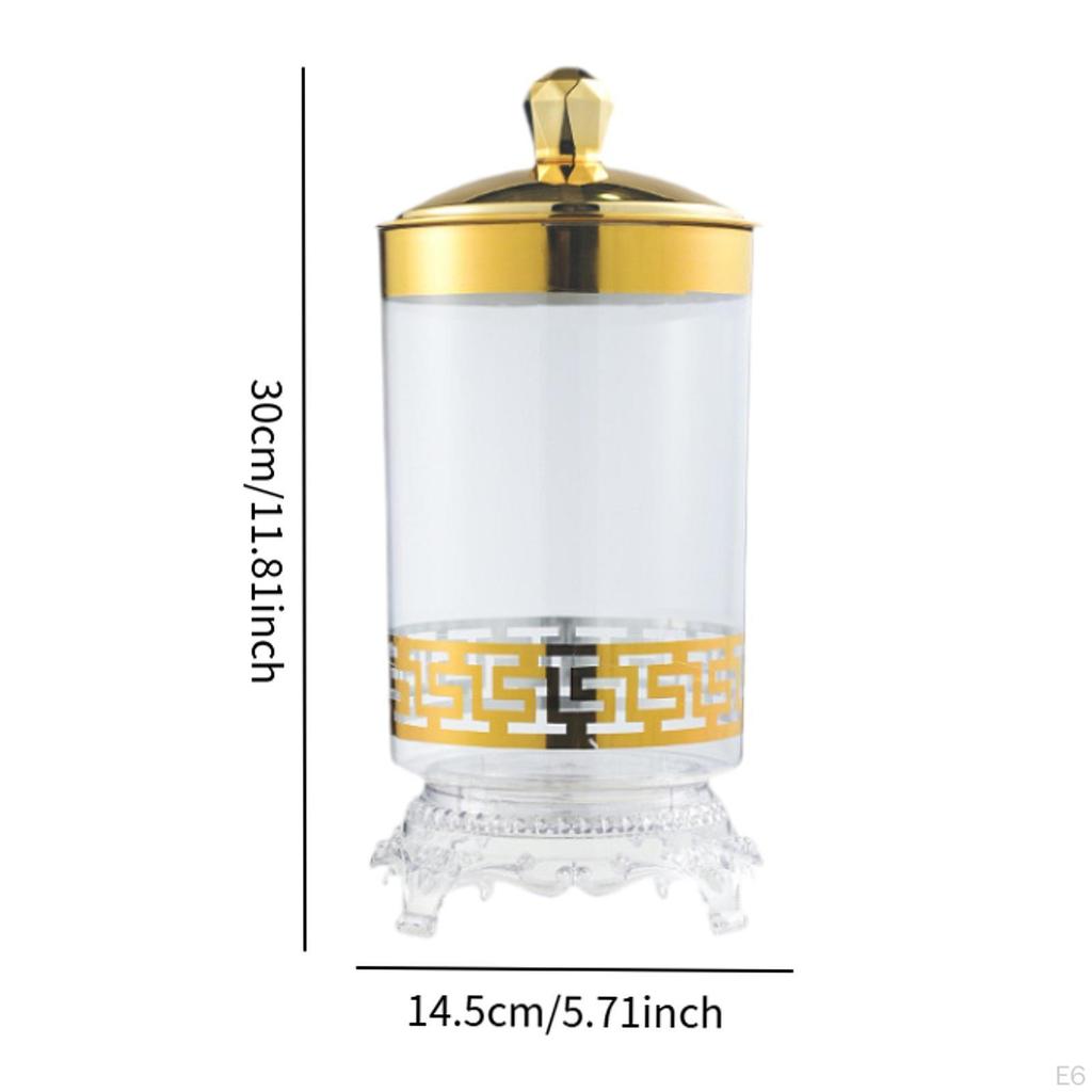 Банка для конфет с крышкой, контейнер для шведского стола, бутылка для сухих продуктов, кухонное хранение, сервировка стола для вечеринок