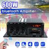 AK370 Car Power Amplifier Audio Karaoke Home Theater Amplifier 2 Channel Bluetooth Class D Amplifier USB/SD AUX Input