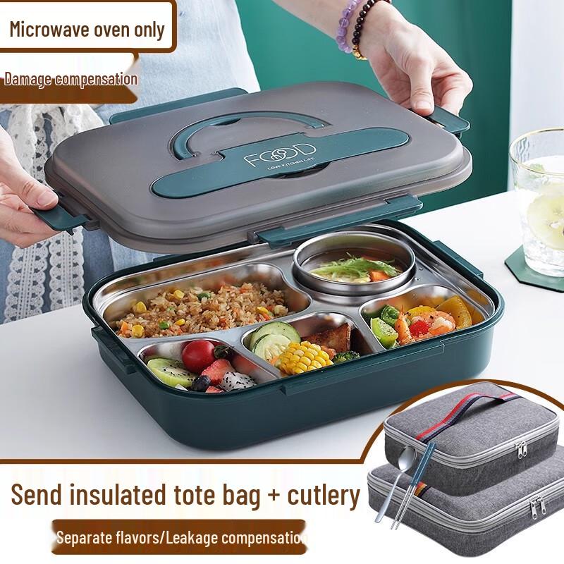 Large Capacity 316L Stainless Steel Insulated Lunch Box