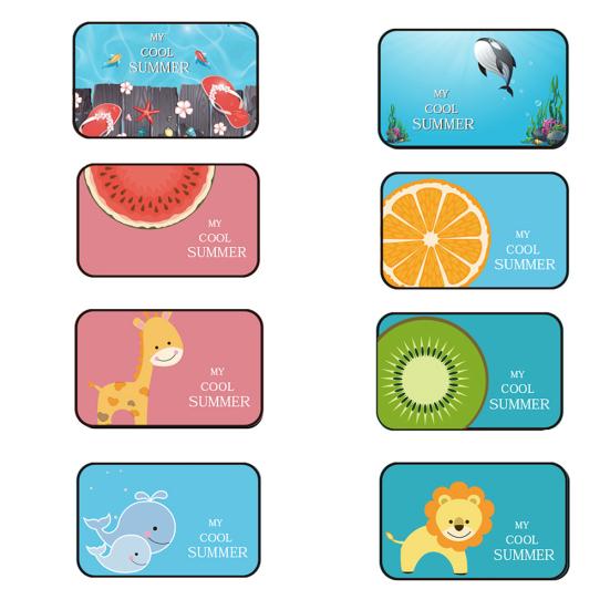 Мультяшный солнцезащитный козырек для бокового заднего окна автомобиля, летняя магнитная занавеска с щитом