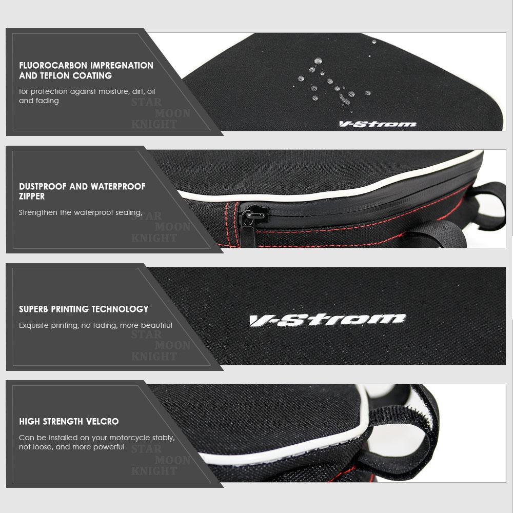 Рама мотоцикла, водонепроницаемая сумка для размещения инструментов, дорожная сумка для Suzuki V-Strom DL650 DL1000 для Givi For