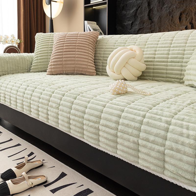 Autumn And Winter Thickened Non-Slip Plush Sofa Cushion Thickened Warm Seat Cushion All-Inclusive Sofa Towel Cover