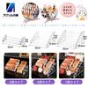 Acrylic Honpo Makeup Storage Cosmetic Makeup Brush Desktop 3 Box, Storage, Stand, Cosmetics, Skincare, Eyeshadow, Lightweight, (Clear, Tiers)