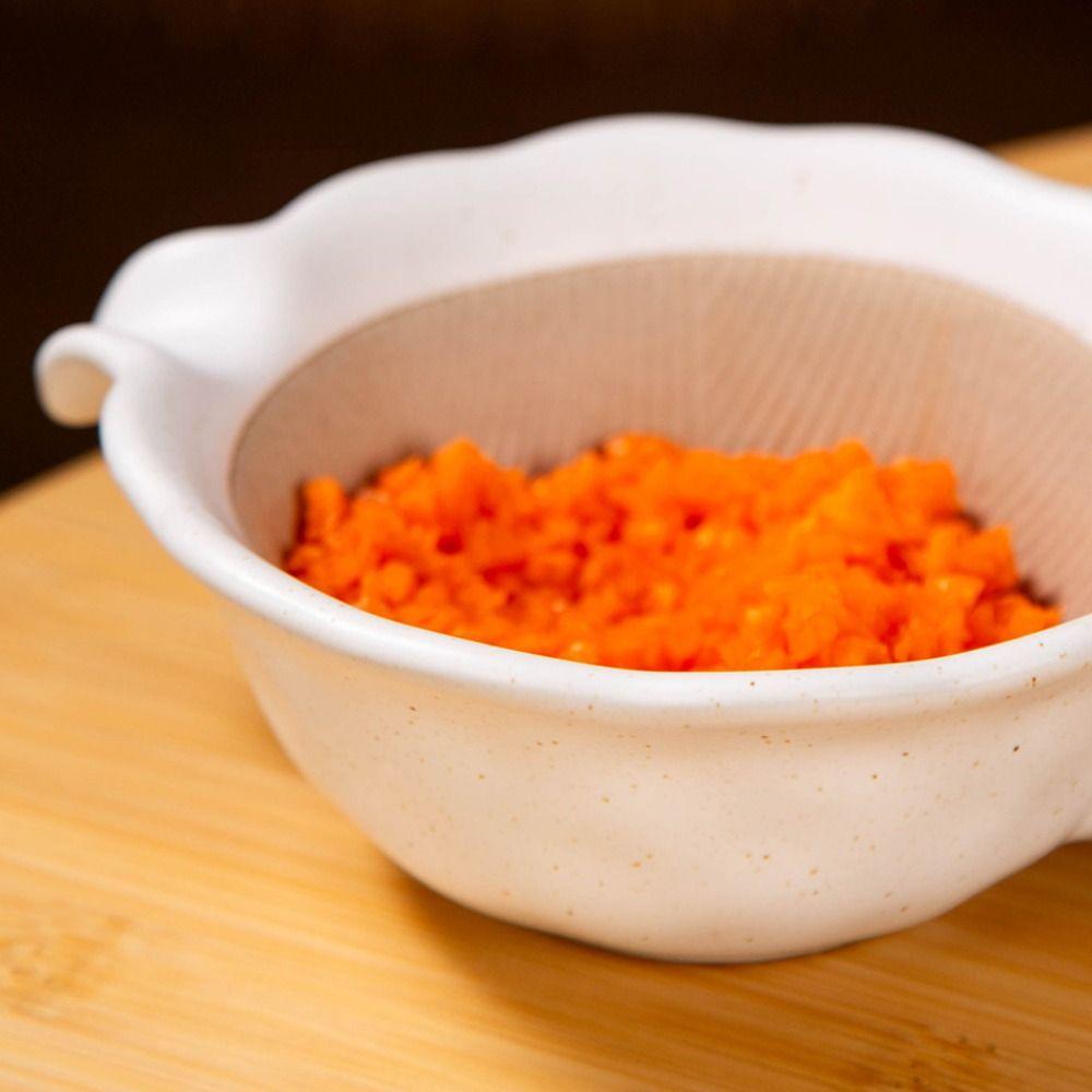 Manual Ceramic Grinding Bowl Safety Rice Paste Bowl Baby Food Milling Bowl  Garlic Ginger Grinding